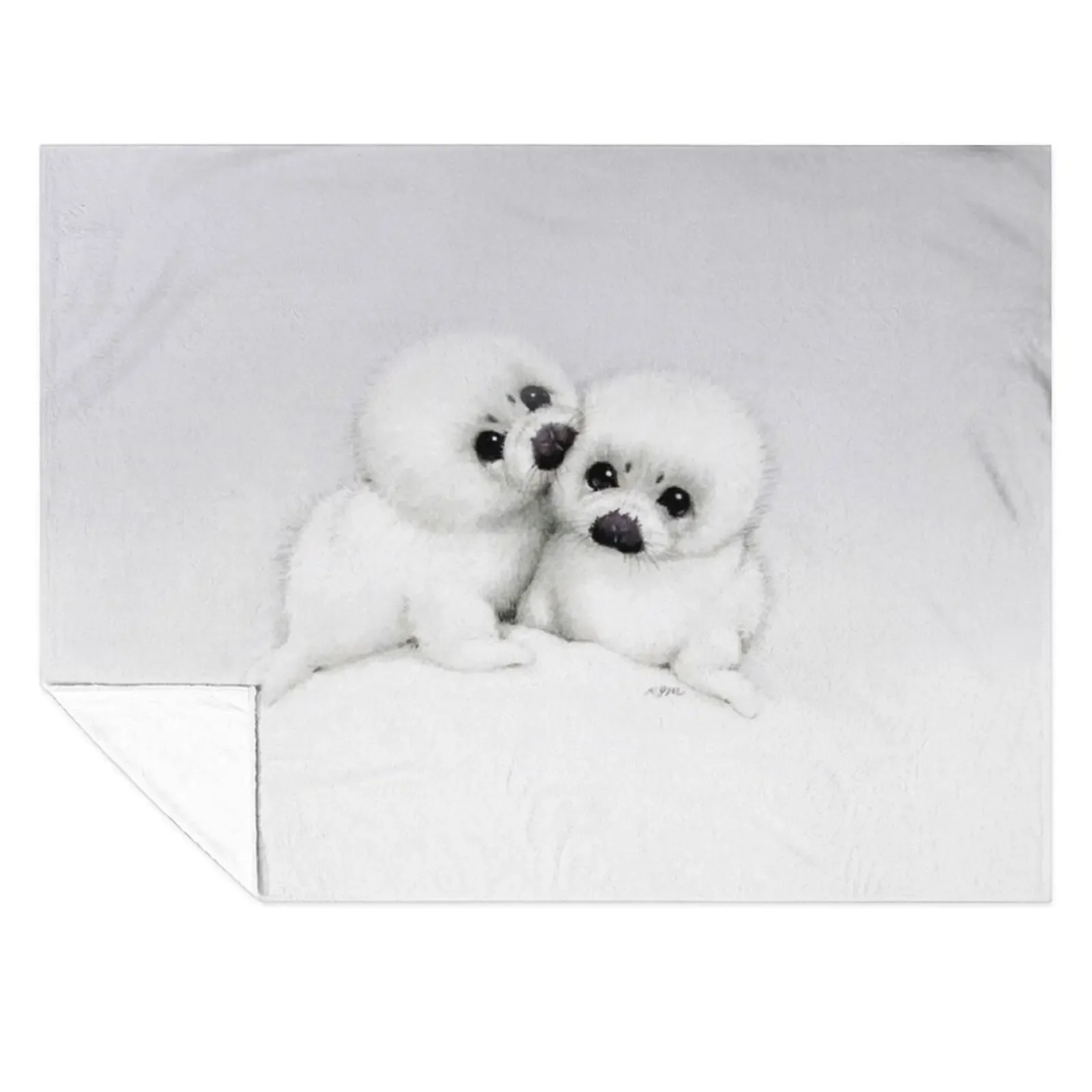 

Baby Seals Throw Blanket Blankets For Sofas Beautifuls Thin Softest Blankets