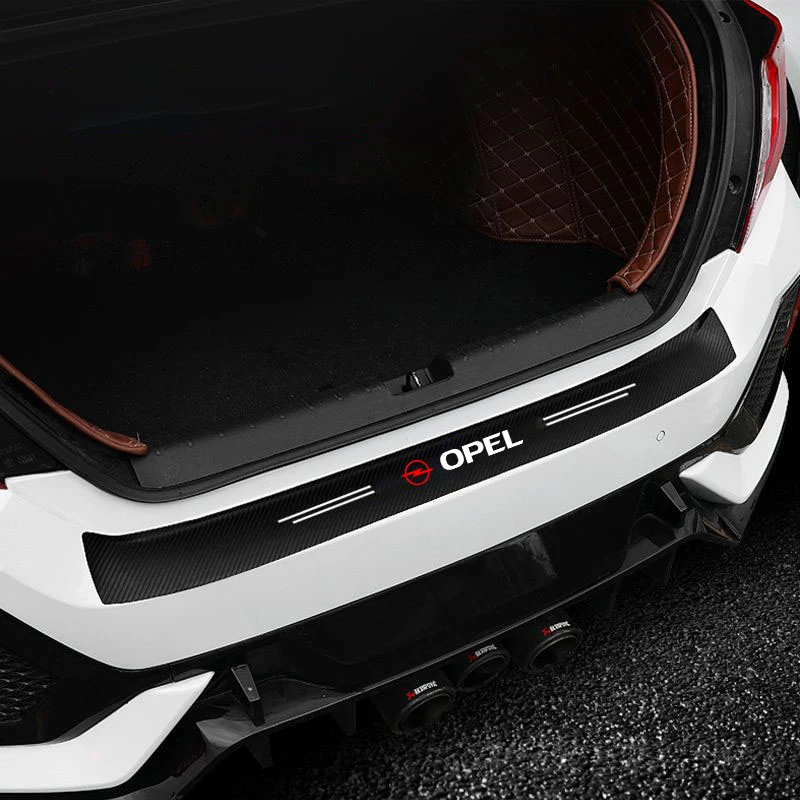 Carbon fiber anti-scratch stickers for car thresholds For Opel Astra j Insignia Astra g Corsa Zafira b Mokka Vivaro Meriva