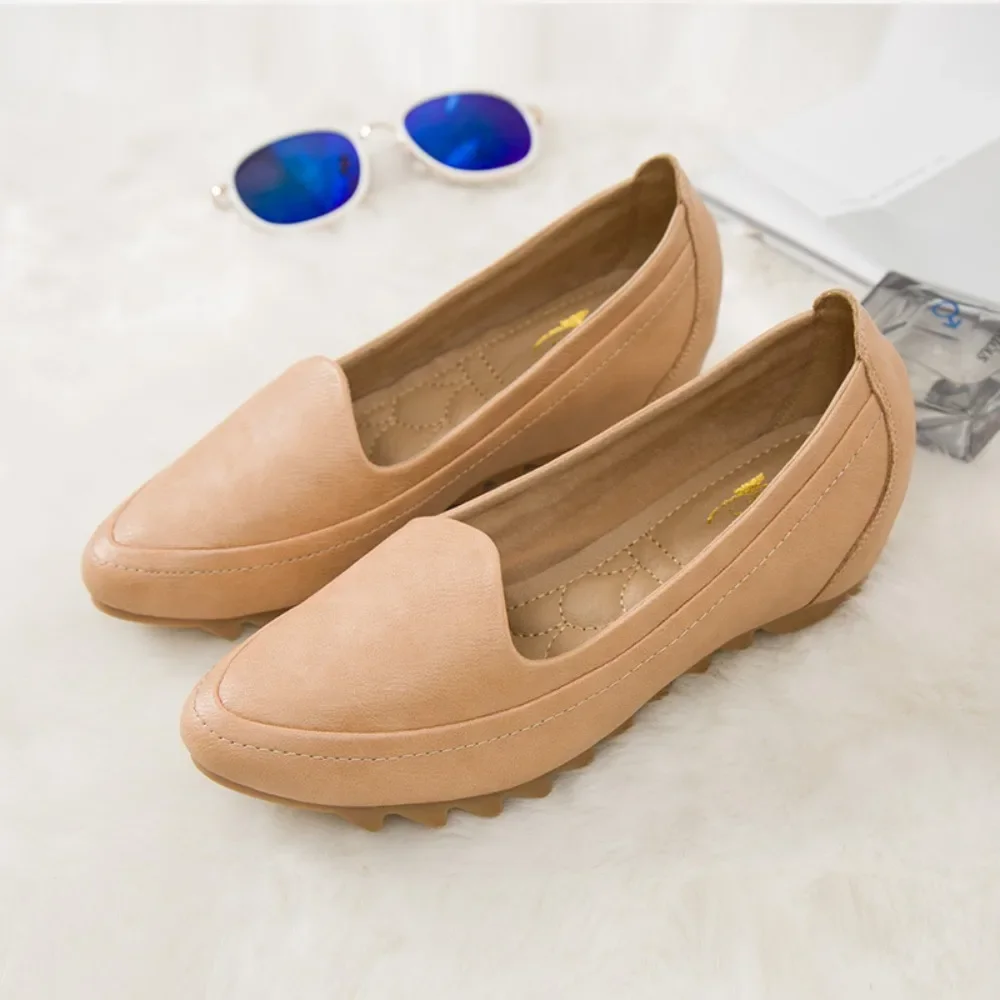 

Flat Women's Shoes Spring and Autumn New Small Round Head Fashion Casual Shoes for Women Shallow Mouth Work Pumps Flats Zapatos