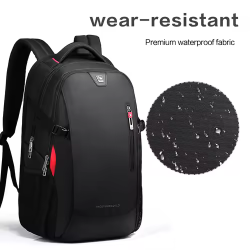 OIWAS Laptop Backpacks 15.6 Inch School Bags Waterproof Nylon 29L Casual Shoulder Bagpack Travel Teenage Men's Backpack Mochila - Image 3