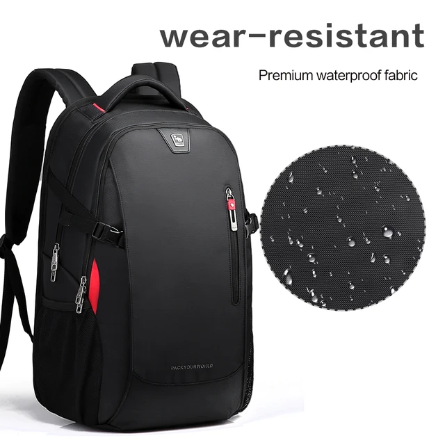 OIWAS Laptop Backpacks 15.6 Inch School Bags Waterproof Nylon 29L Casual Shoulder Bagpack Travel Teenage Men's Backpack Mochila 3 OIWAS 15.6-Inch Laptop Backpack, Waterproof Nylon 29L – view 3