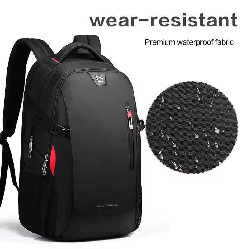OIWAS Laptop Backpacks 15.6 Inch School Bags Waterproof Nylon 29L Casual Shoulder Bagpack Travel Teenage Men's Backpack Mochila - Image 3