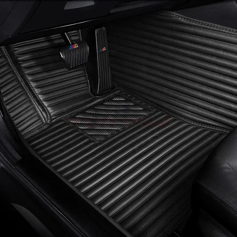 

Custom Luxury Stripes 5D Car Floor Mat for Volkswagen Vw Tiguan 2017-2023 Touareg 2019-2023 2011-18 Interior Accessories Carpet