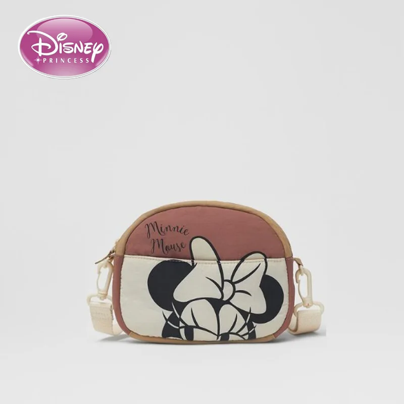 Disney New Minnie Ladies Shoulder Bag Fashion Girls Handbag Cartoon Cute Crossbody Bag