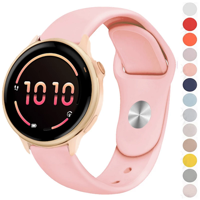18mm 20mm 22mm Silikonarmband für Garmin Vivoactive 3 4 4s 5 6 Band Uhr Venu 2 2s 3s SQ Armband Venu 4 41mm 45mm Sport-Schlaufe