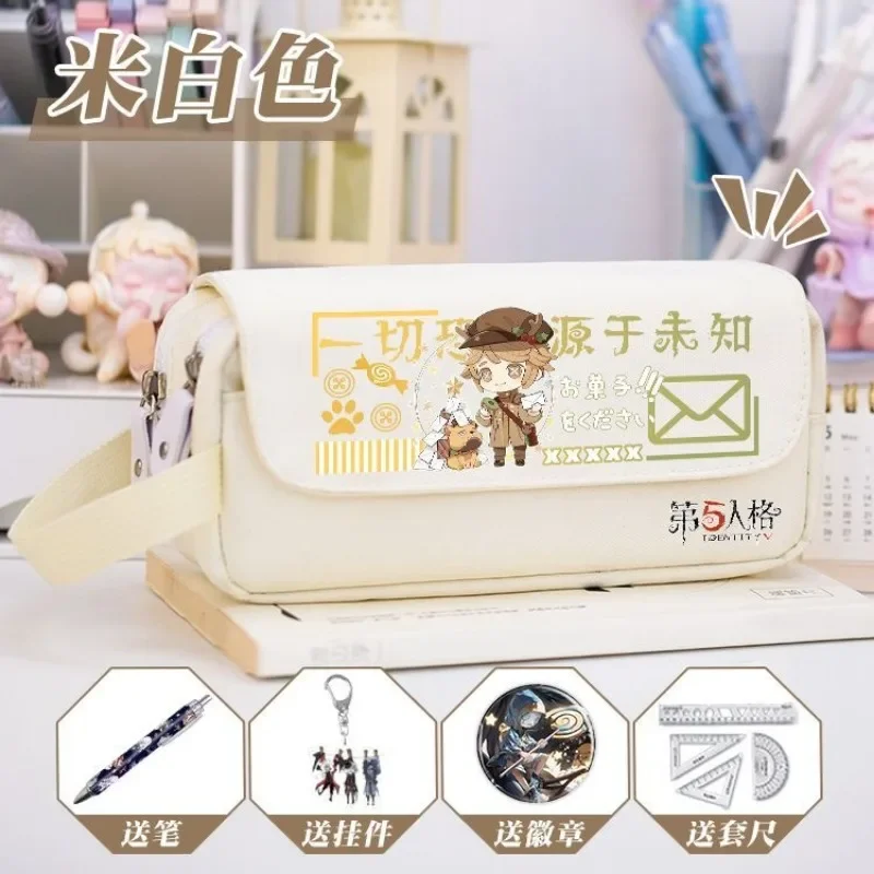 

Game Anime Identity V Cos Purfumer Composer Mercenary Gardener Etc. 2025 Unisex Simple Multi-layer Pencil Case Gift