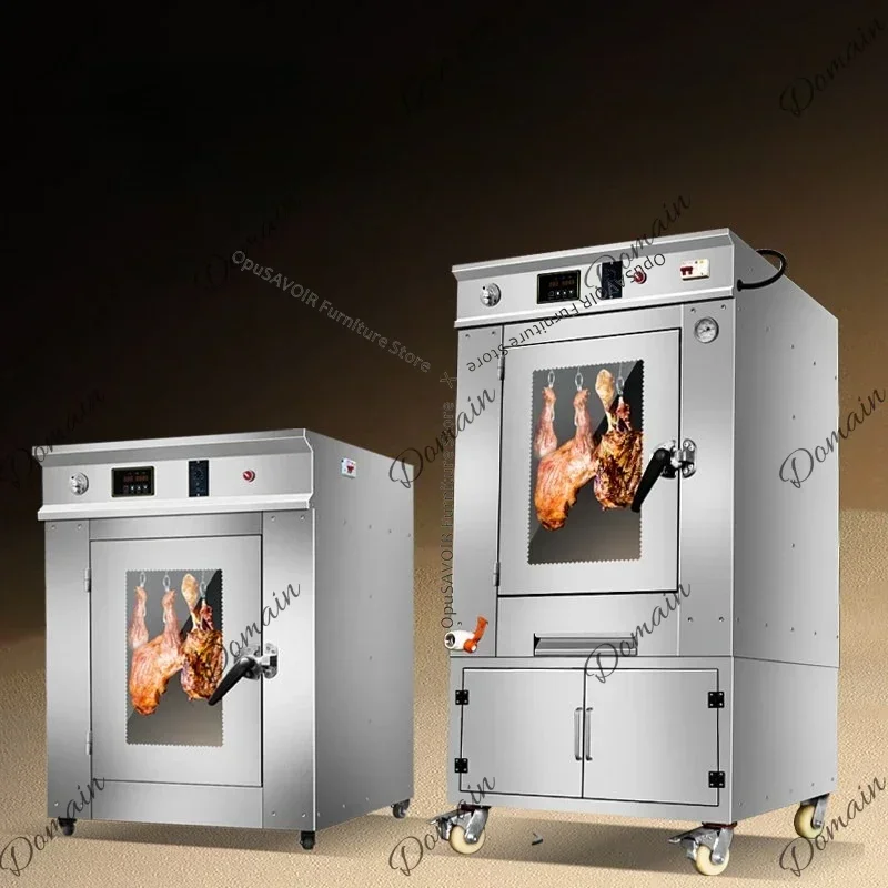M4T HJ Automatic Electric & Charcoal Roasting Oven, Commercial Special Rotisserie Lamb Leg, Lamb Ribs Roast Chicken Roast Duck J