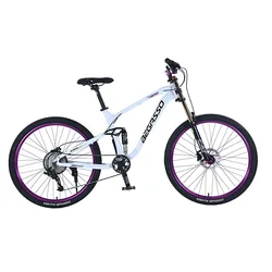 Soft Tail DH Bikes MTB Downhill Bicycle Double Damping Mountain Bike Hydraulic Brake Aluminum Alloy Frame Adjustable Oil Fork