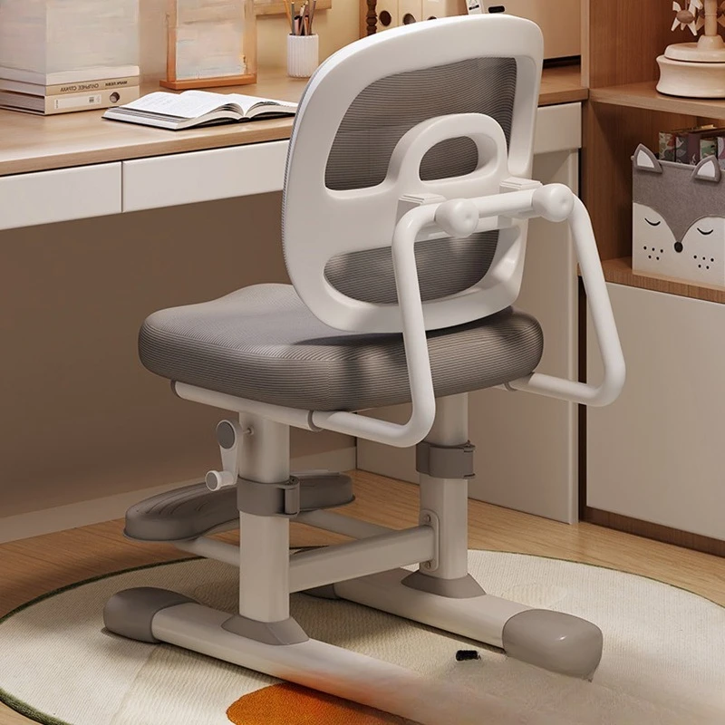 Children's study chair hand lift primary school student household writing desk primary school student corrective chasing chair