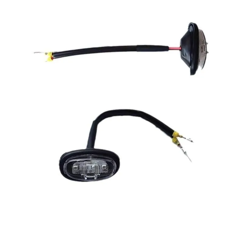 For Ford Raptor F150 F-150 2016-2021 Car Wheel Eyebrow Led Daytime  Running Light Modified Front Bumper Fender Small Yellow Lamp