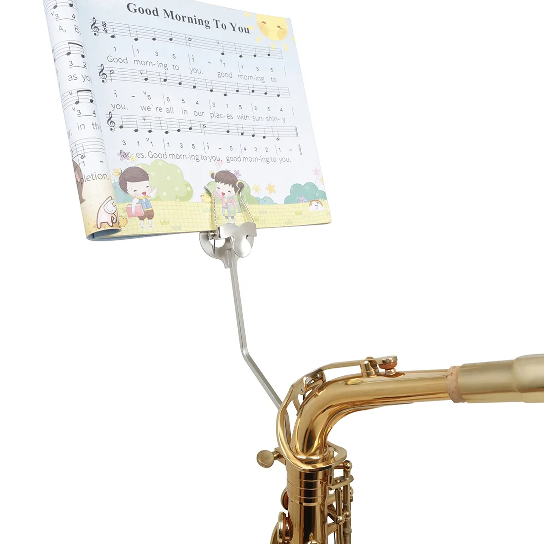 Music Stand Clarinet Trumpet Flute Winds Saxophone Baritone Portable Marching Sheet Music Stands Beginner Practice Accessories