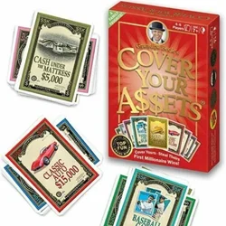 Cover Your Assets card games All English board game party card children's game cards for kids Family Party games