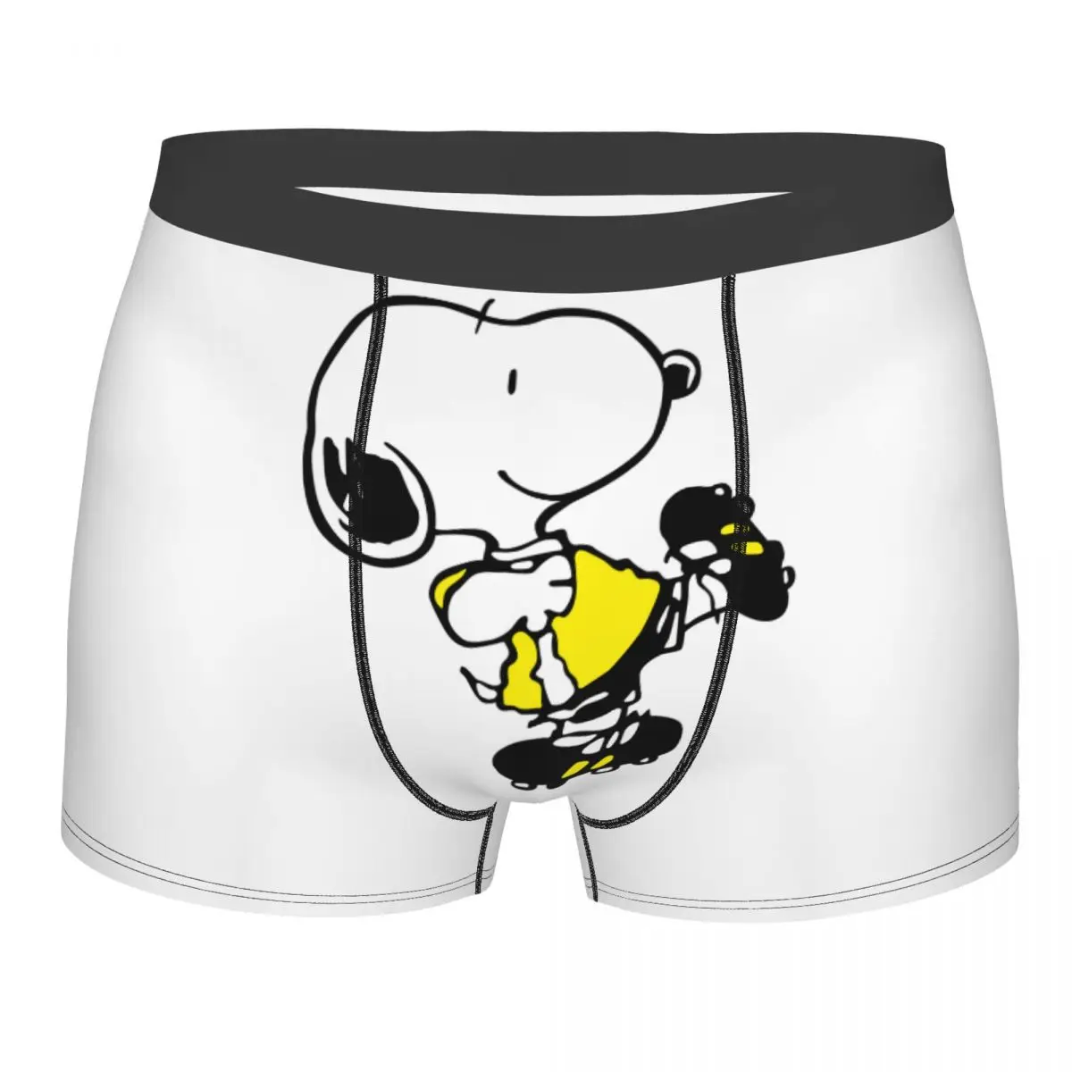 

Мужские трусы-боксеры с принтом Снупи и Вудсток, аниме-собаки, сексуальные, на заказ