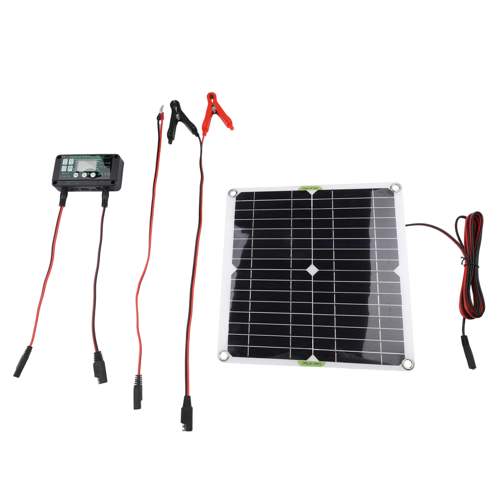 Solar Battery Charger For-MPPT 12VBattery Clamp Controller Solar Panel Connecting Cable Home Solar Charging Tools Parts hardware 6