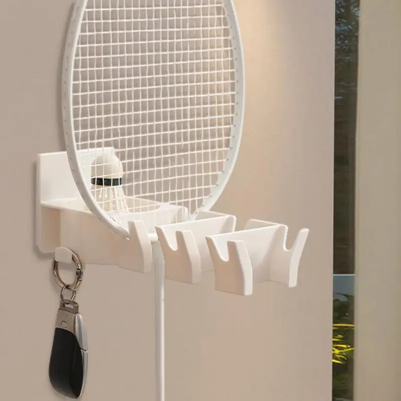 Tennis Racket Holder Tennis Racket Display Holder Multifunctional Home Storage Organization Racket Display Organizer For