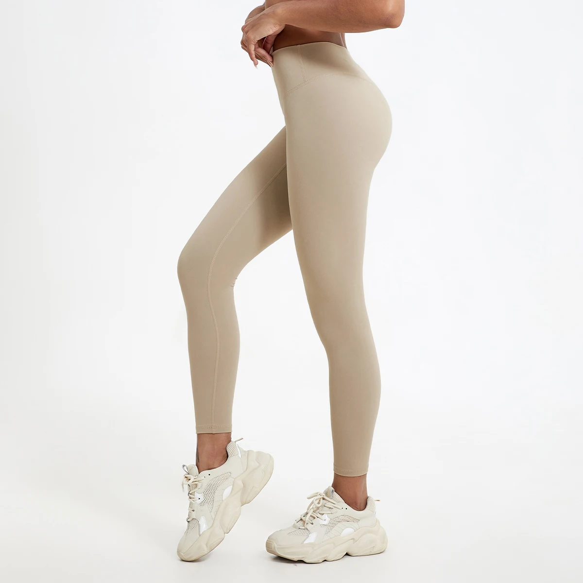 Sommer High-Waist Sweatpants für Damen: Hüftstraffende Gym-Leggings mit Bauchkontrolle, Laufhosen, Workout-Tights, Yoga-Hosen für Frauen – Detail 20