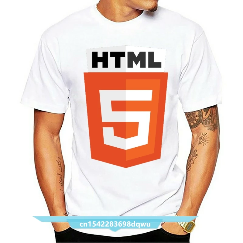 HTML5 Shir — Мужская футболка с логотипом языка HTML Hypertext Markup