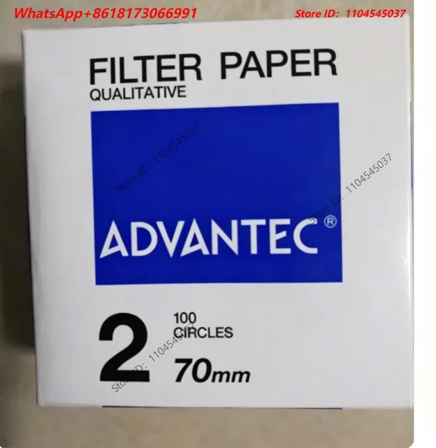 ADVANTEC Dongyang No.2 qualitative filter paper 70mm diameter 00021070 NO.2-70mm