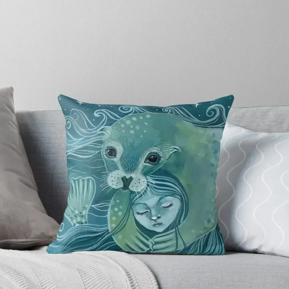 

The Selkie Throw Pillow Decorative pillow case Sofa Cushion Cover Sofa Cover pillow