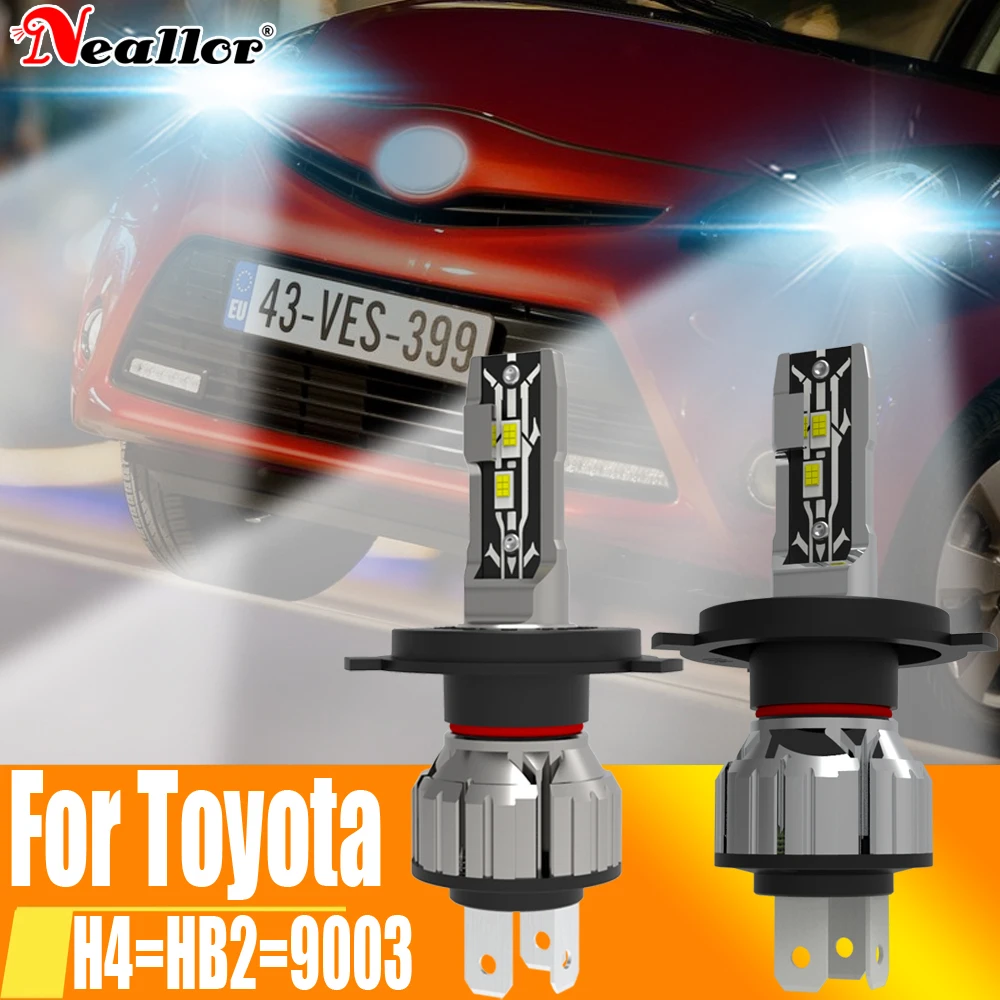 H4 Led Headlight Canbus HB2 9003 Car Bulb High Power Light Diode Lamp 12v 55w For Toyota FJ Cruiser Hilux Aygo Rav4 Yaris Prius