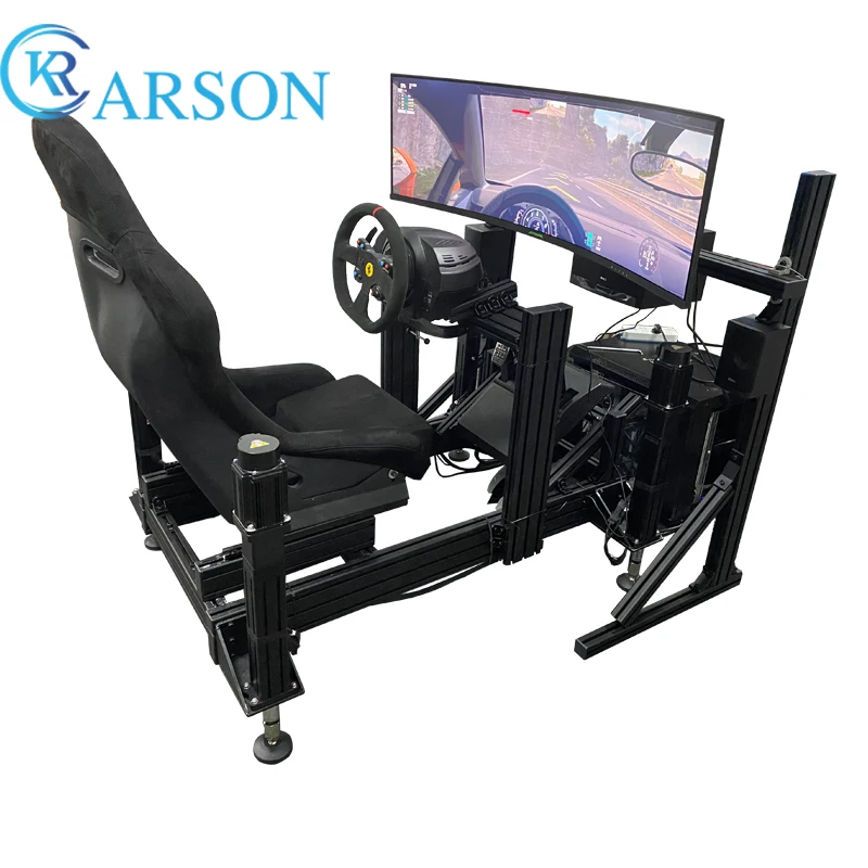 Basic Version DIY 3060 Anium Profile Driving Game Motional Car Race Simulator With 4 Axis Sim Racing Cockpit
