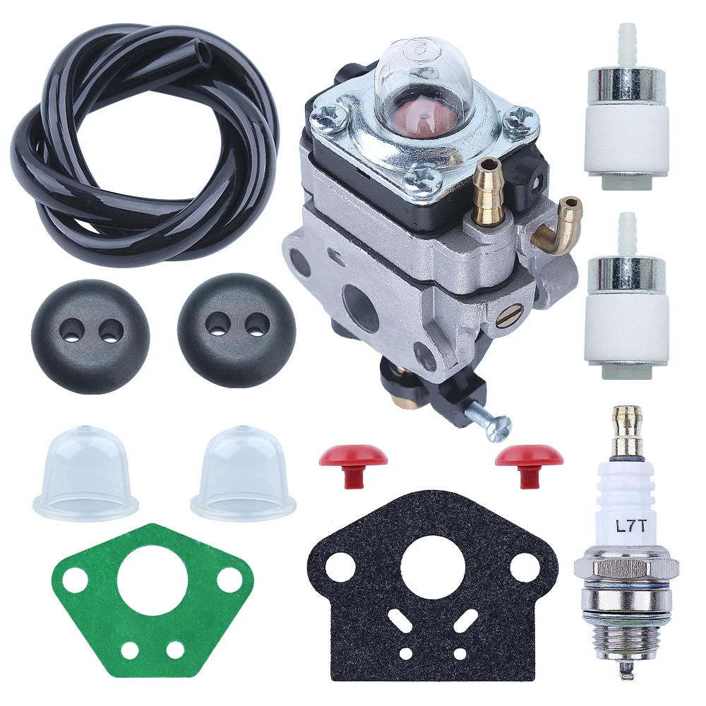 Carburetor Fuel Filter Line For Troy-Bilt TB144 TB26CO TB415CS TB465SS Gas Trimmer Replace For 753-1225 753-04296 753-05251