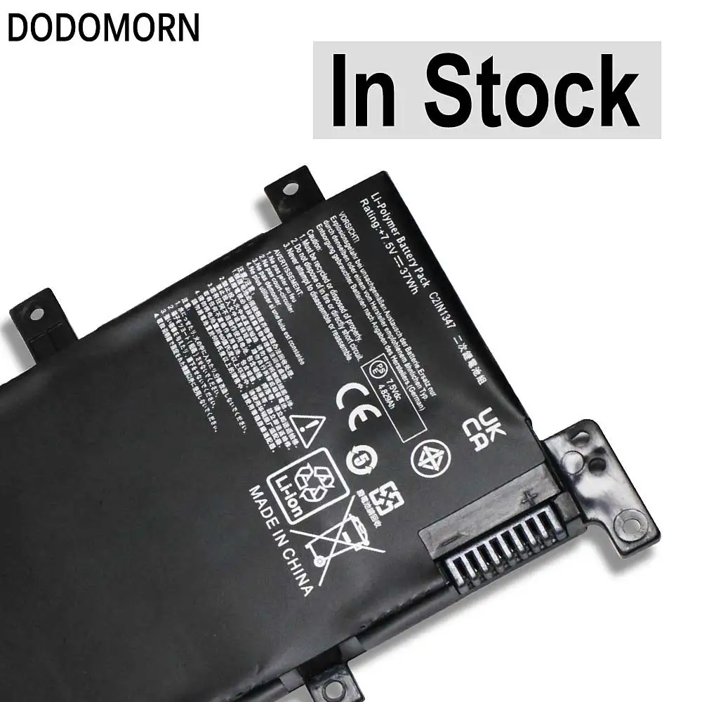 Imagem -04 - Dodomorn C21n1347 Bateria do Portátil para Asus X555 A555 F554 F555 Fl5500 Fl5600 K555 Y583 R556 Vm510 Vm590 W519 2icp4 63 134 37wh