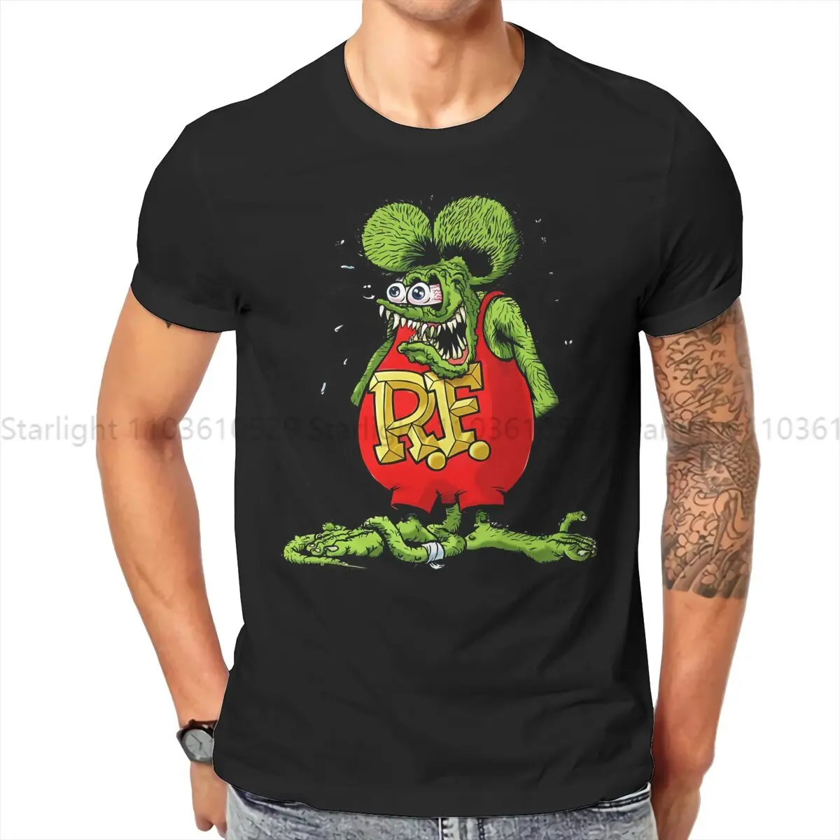 Rat Fink specjalna koszulka Casual T Shirt lato T-shirt męski kobiet