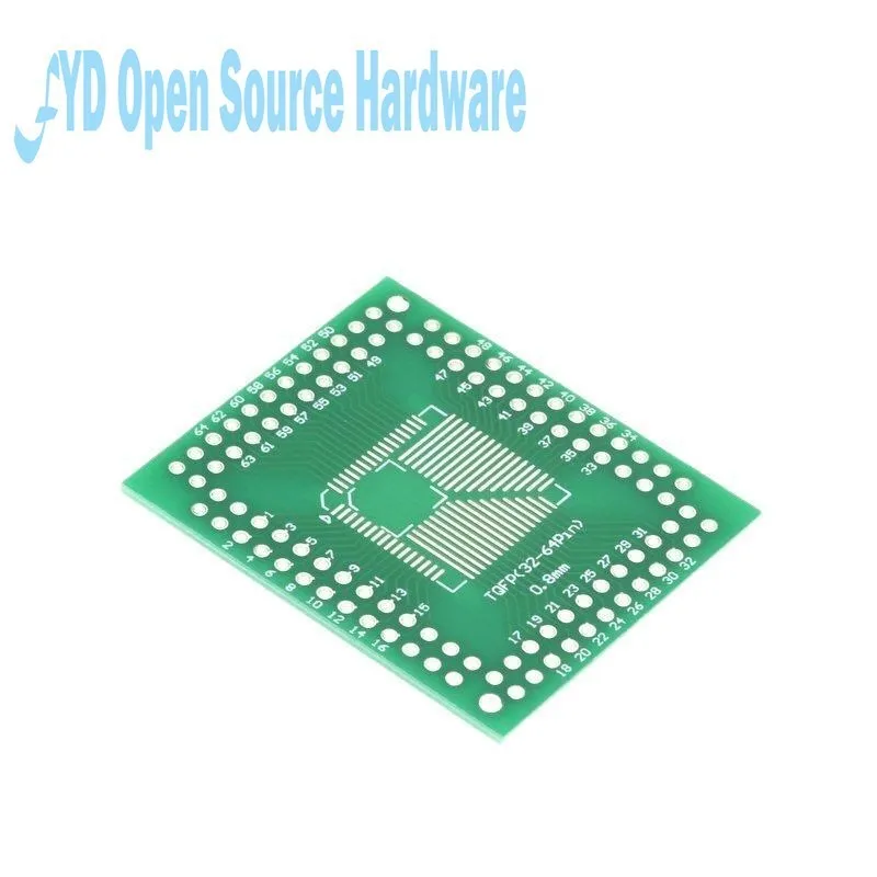 10PCS SOP Patch Adapter Board SOP8 SOP10 SOP14 SOP16 SOP20 SOP24  SOT223 QFP32-100 QFN32 QFN40  TQFP QFN IC Test Board PCB Board