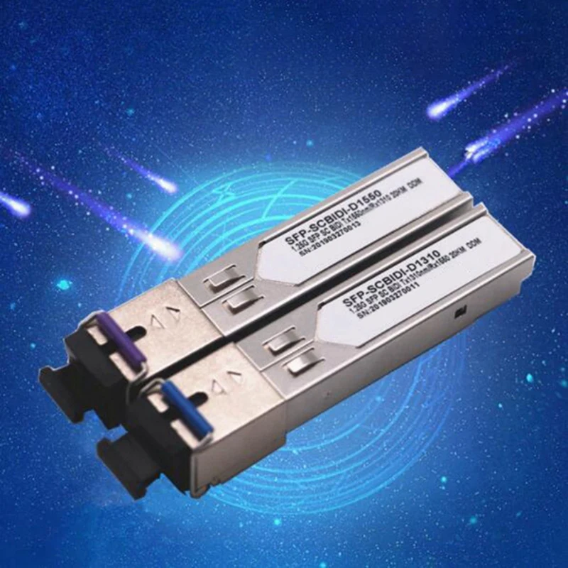 ABFT-2X 20KM Single Fiber SC GPON Module Switch Gigabit SFP Optical Module Compatible For With HP H3C Switch