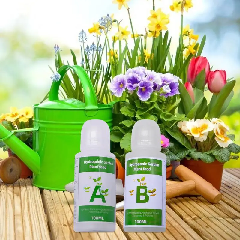 

General Hydroponics Nutrients A And B For Plants Flowers Vegetable Fruit Hydroponic Plant Food Solution