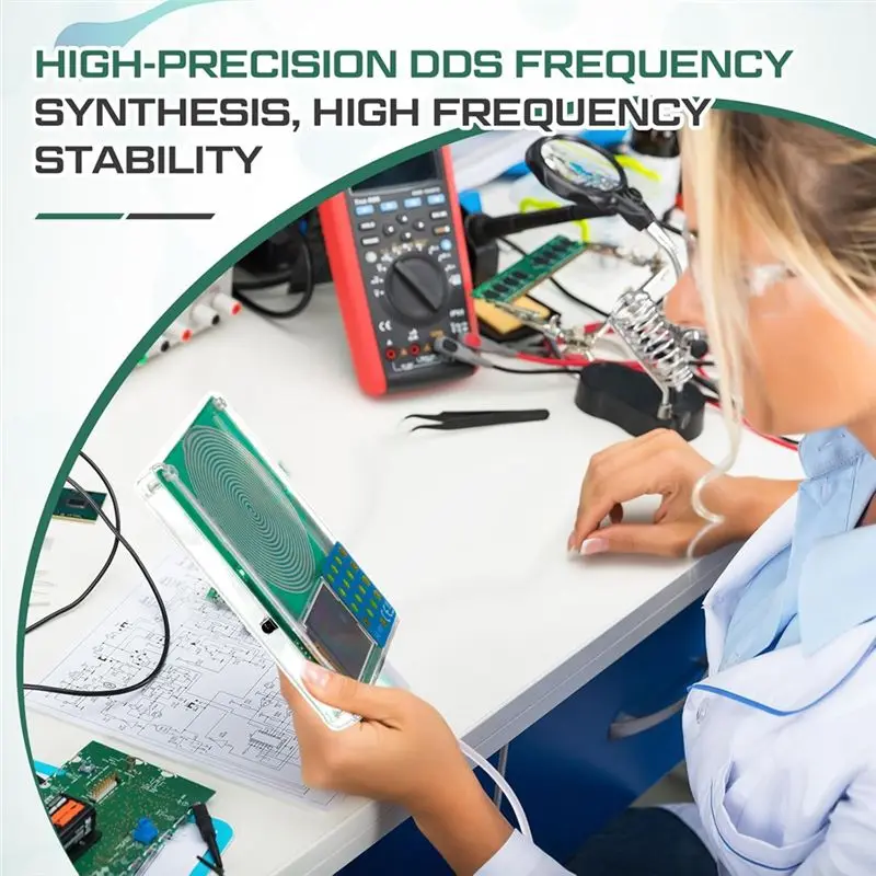 A84E-Resonance Generator Adjustable 0.1Hz-200000Hz Schumann Sine Wave Sound Frequency Machine
