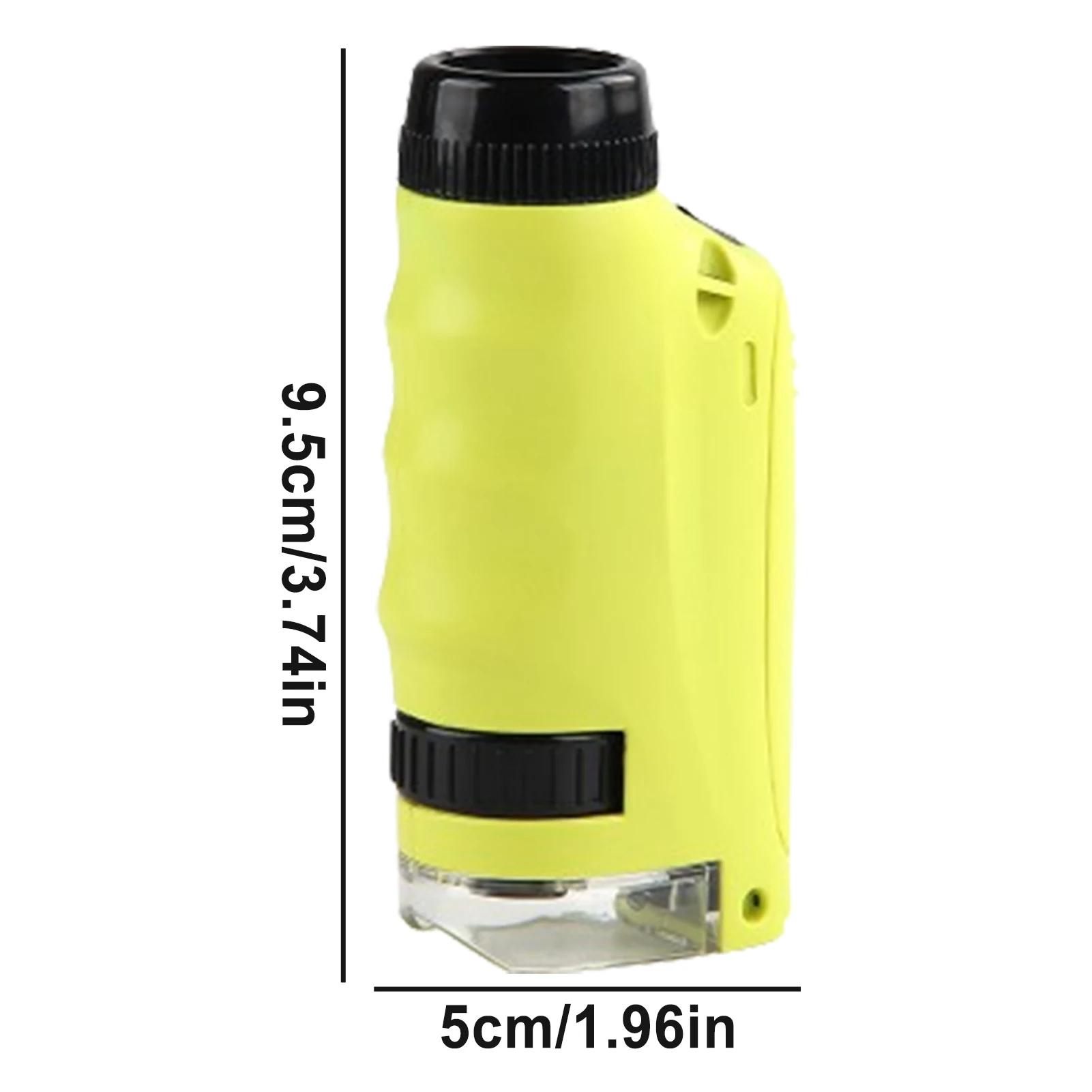 Small Microscope For Kids 250X Magnification Portable Outdoor Microscope LED Lighting Small Handheld Observation Toys