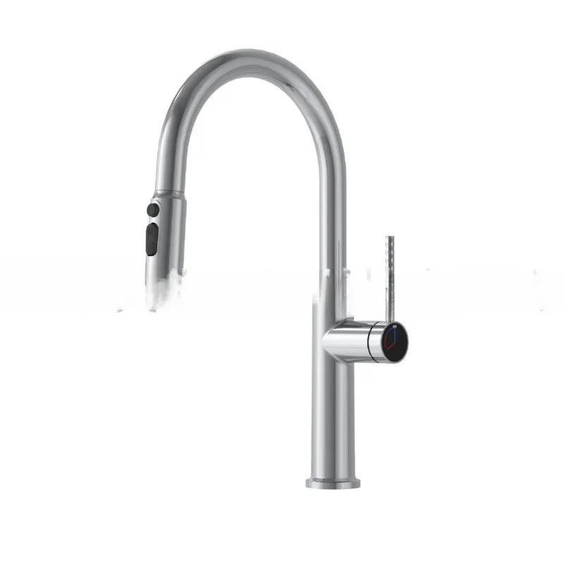 Pull-out Multi-Function Flying Rain Kitchen Faucet Retractable Hot and Cold Splash-Proof Water Laundry Tub Kitchen Faucet