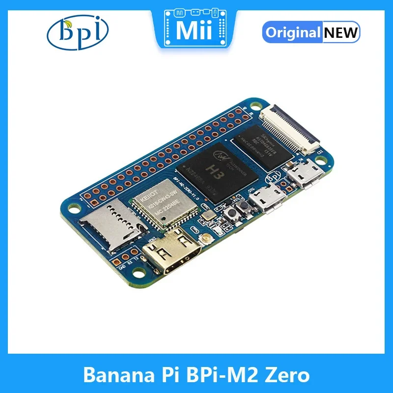 

Банан Pi M2 Zero BPI-M2 Zero Alliwnner H3 Cortex-A7 WIFI & BT того же размера, что и Raspberry Pi Zero 2 W компьютер с одной платой