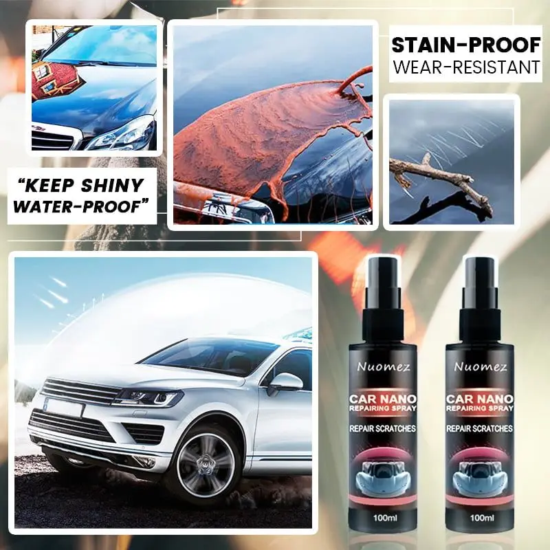 Car Nano Repairing Spray Ceramic Wax Coating Spray Aivc Crystal Polishing Liquid High Protection Hydrophobic Coat Scratch Repair