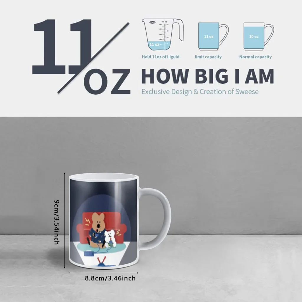 Cartoon koala d-dinotaeng Free shipping Magic Color Changing Ceramic Coffee Mug Cup Friends Gift