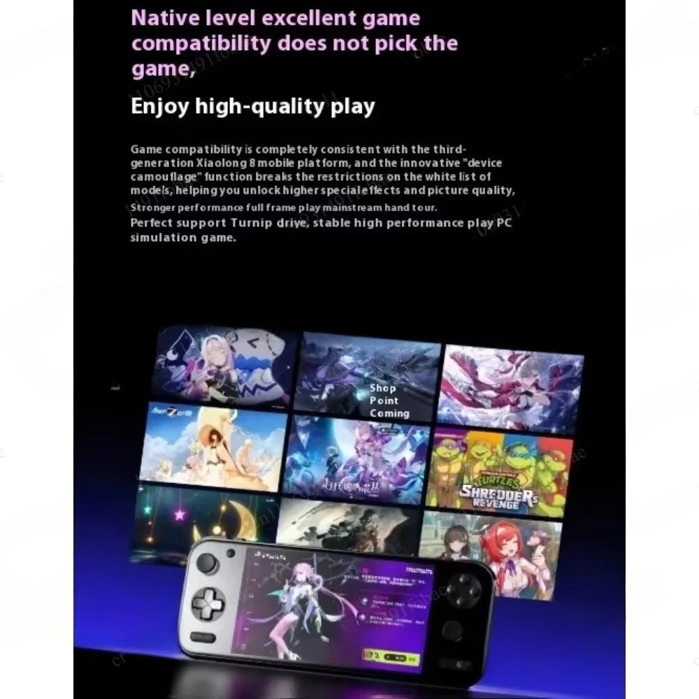 AYANEO Pocket S2 Pro Gaming Console 6.3-inch 2K IPS Screen Portable Gaming Console TMR Joystick Hall Effect Trigger