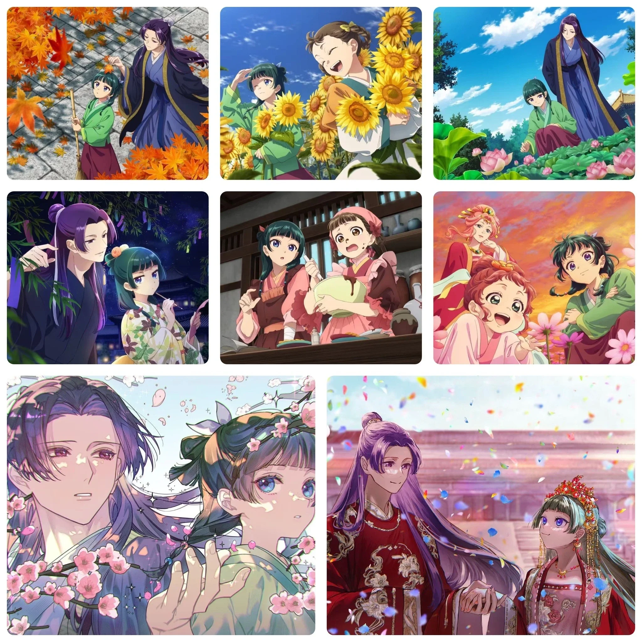DIY 5D Diamond Painting, The Apothecary Diaries Anime Character Art, Hobby Craft for Home Wall Decor, Ideal Gift for Art Lovers