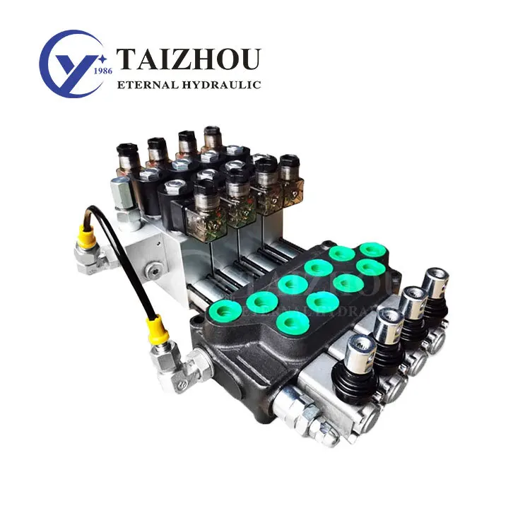 DCV100 Electro-hydraulic Control Directional Valve Drilling Rig Small Loader Split Type Multi-way Directional Valve