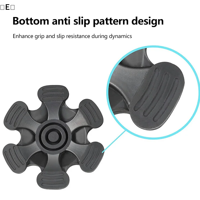 Puntali Per Bastone Da Passeggio Da 19MM, Design A 6 Pilastri, Antiscivolo In Gomma, Per Bastoni Da Passeggio, Bastoni Da Tiro E Accessori Per Bastoni