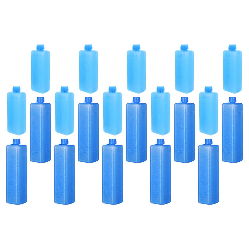20Pcs Air Conditioner Cooling Crystal Ice Packs Reusable Portable Ice Cooling Blocks for Travel Camping Freezer Fans