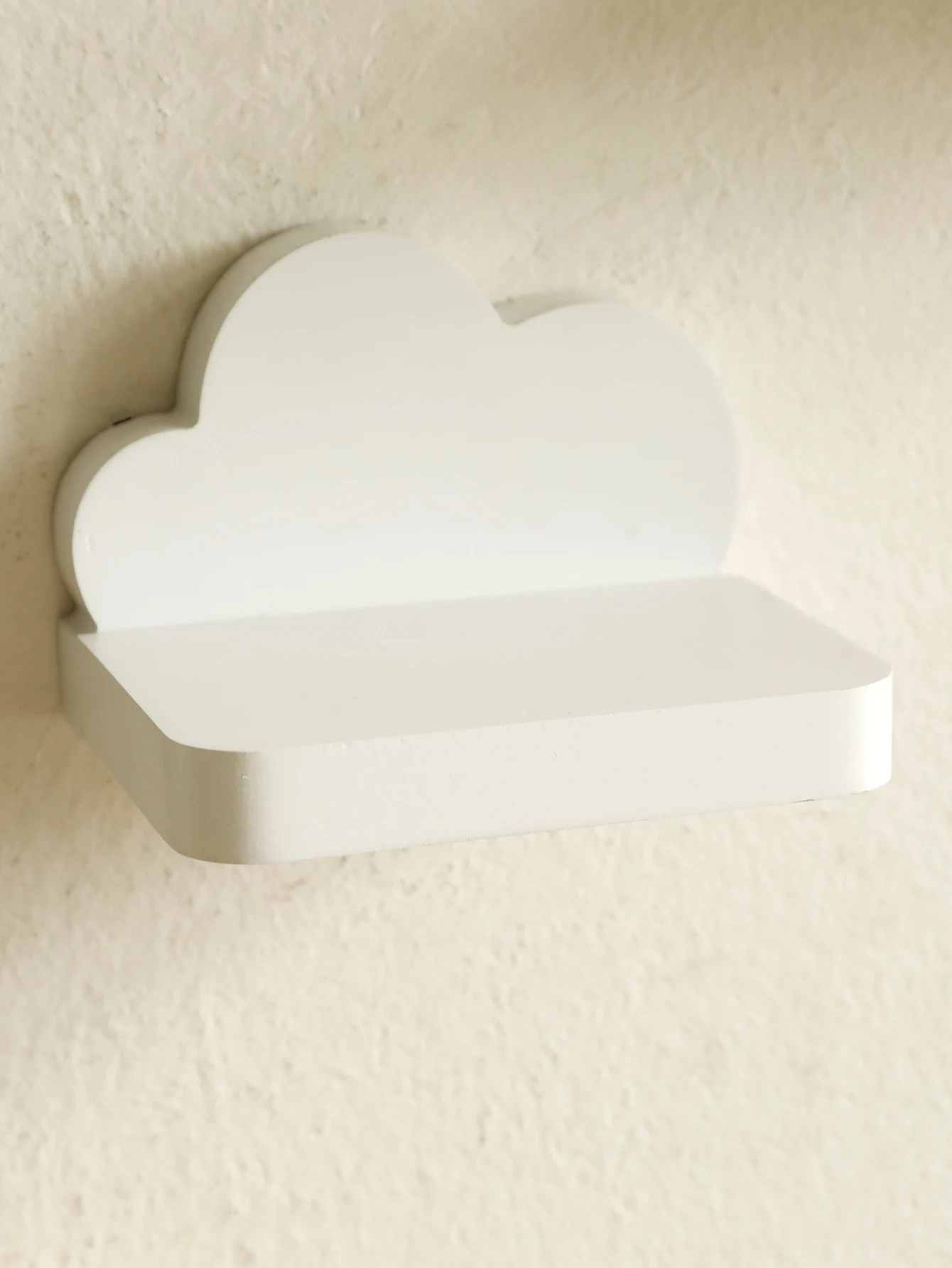 Półka ścienna Boho Cloud, minimalistyczna pływająca półka ekspozycyjna do wystroju pokoju dziecięcego, drewniany organizer w kształcie chmurki do pokoju dziecięcego, sypialni