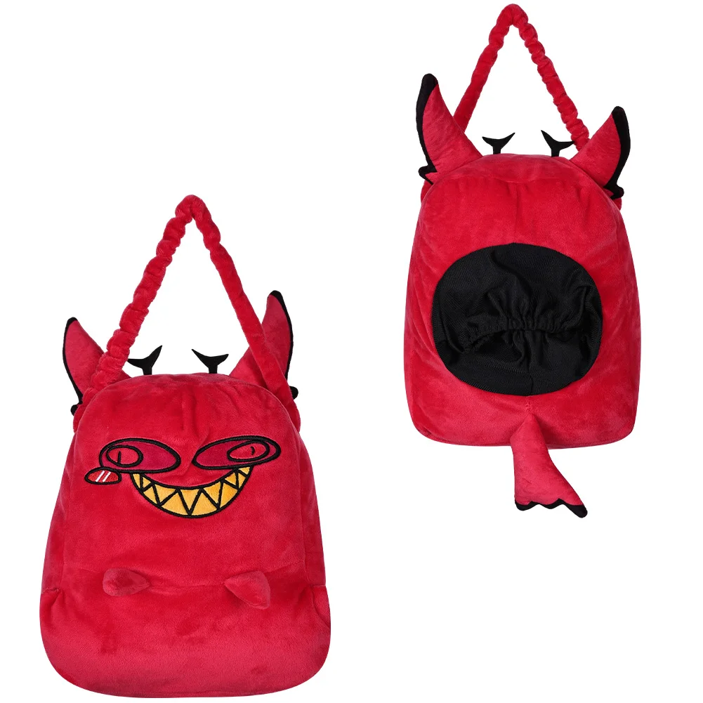 Alastor-Boîte à Mouchoirs en Peluche pour Halloween, Carnaval Fantaisie, Mascotte en Peluche Douce de Dessin Animé, Cadeau d'Anniversaire et de Noël, Accessoires