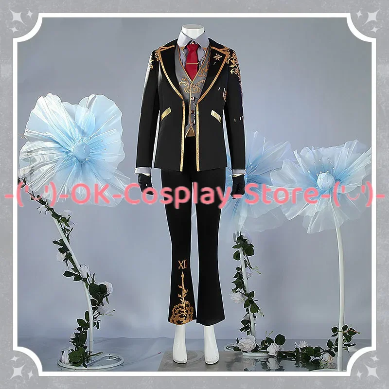 Vtuber Kuzuha Cosplay Costume Fancy Party Suit Coat Shirt Vest Pants Halloween Carnival Uniforms Custom Made