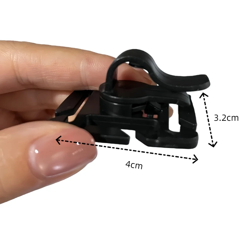 2/4PCS Drinking Tube Clip Rotatable Molle Hydration Bladder Drinking Tube Trap Hose Webbing Clip Molle Fits Camelbak-Water Pack