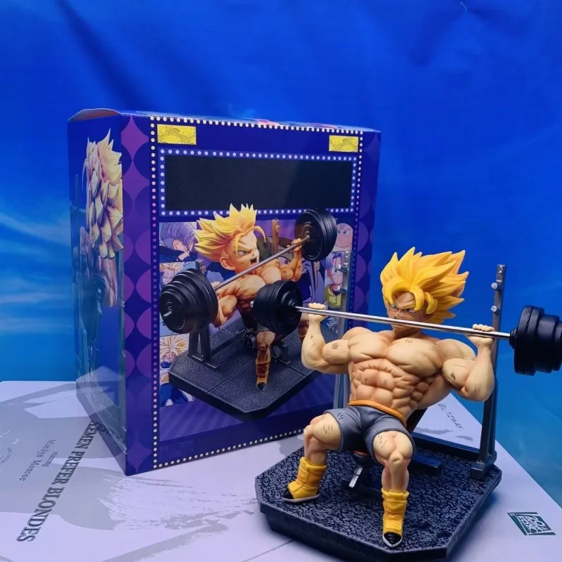 

Dragon Ball Fitness Muscle Trunks Vegeta Handmade Decoration Birthday Gift Japanese Comics Desktop Ornaments Anime Figure Model