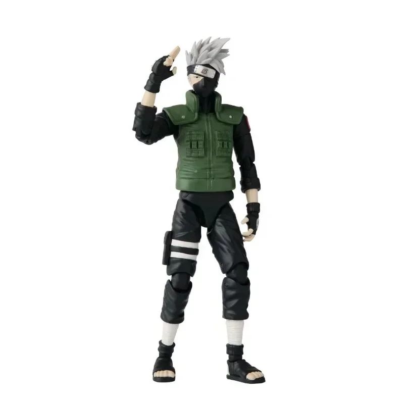 Bandai-Modèle de figurine d'anime Naruto, Uzumaki, NarAAUchiha Sasuke, Hatake Kakashi, Collection de jouets, Cadeaux, Original, En stock