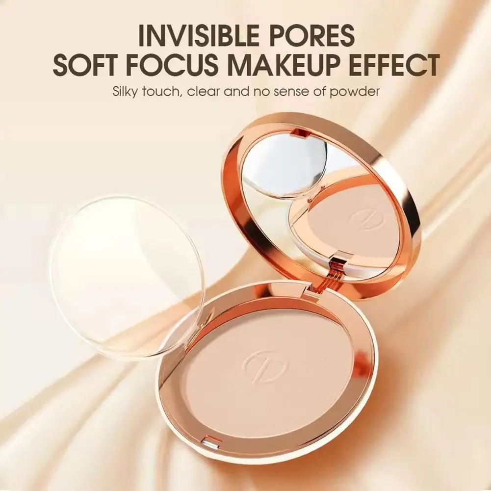 3 Colors Face Setting Powder Super Fine Powder Texture Oil-Control Matte Smooth Finish Concealer Makeup Pressed Powder