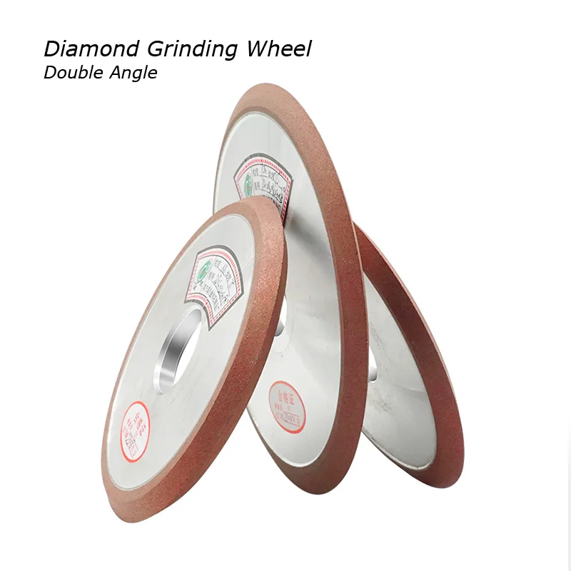 

Grit150 Diamond Resin Grinding Wheel Disc Double Beveled Angle 60° 90° for Grinding Alloy Ceramic Tungsten Steel Cutting Tools